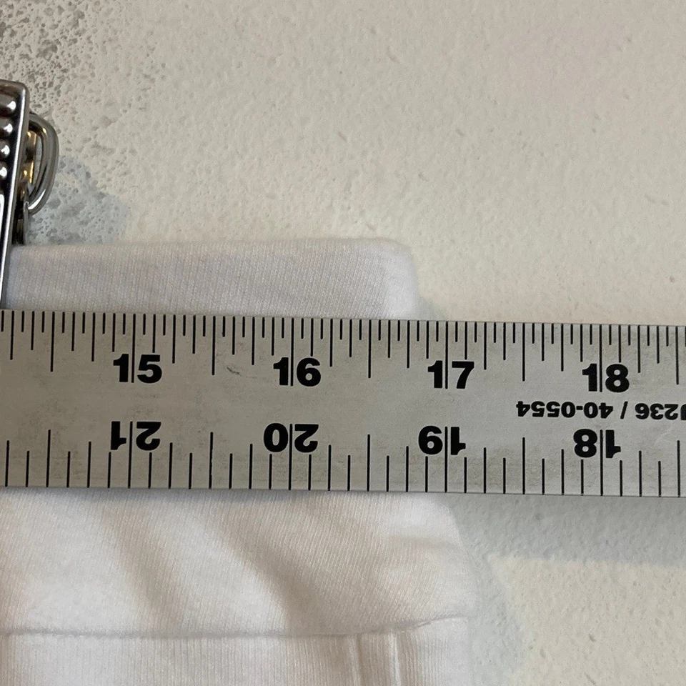 Pantalón tobillo Joan Vass Muesca XL Blanco Foto 4 de 4