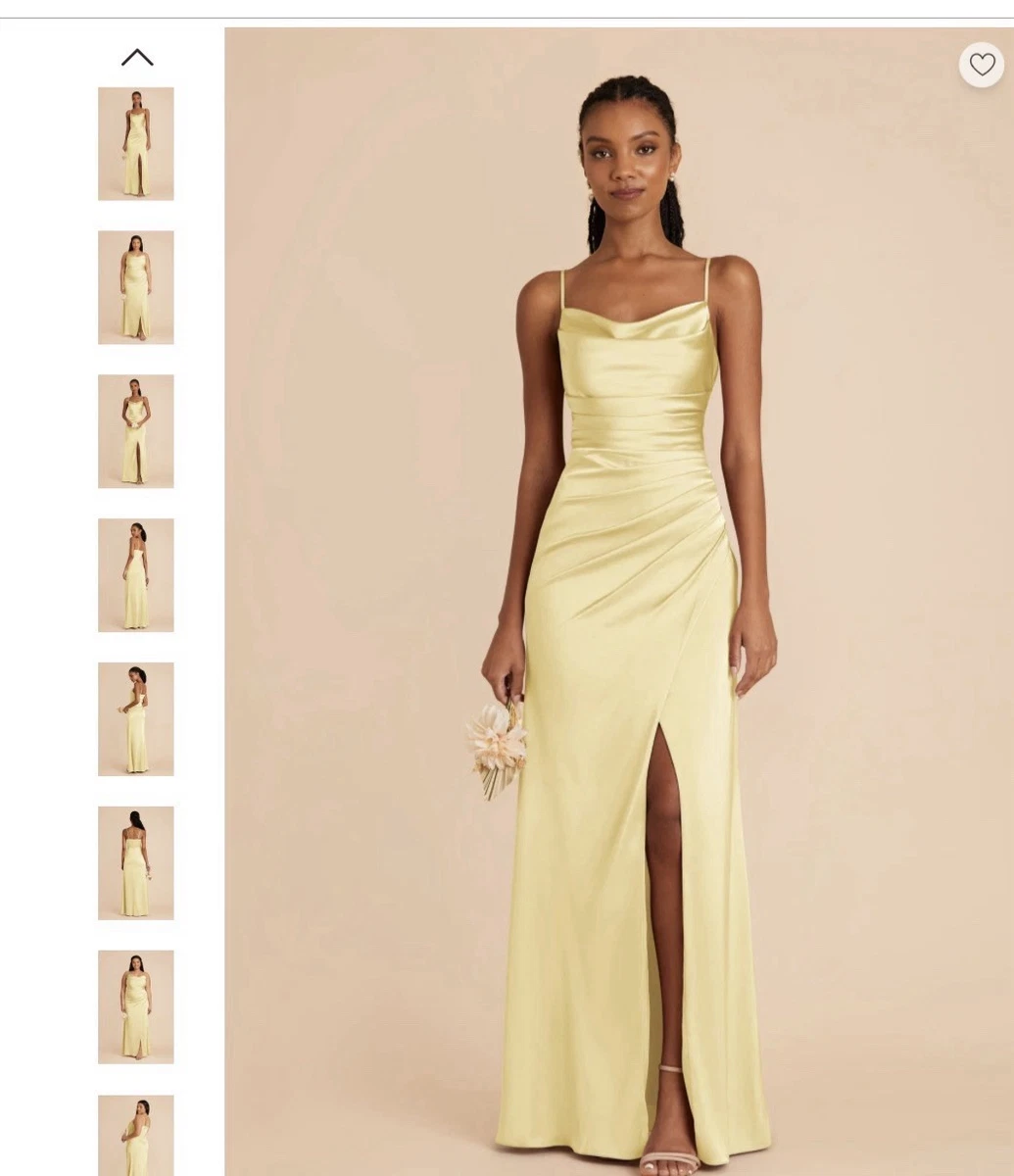 Satin Yellow Bridesmaid Dresses for sale