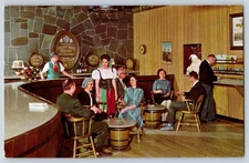 Postcard Italian Swiss Colony Winery Asti California Visitors Sampling CA.