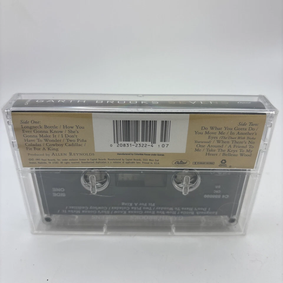 Garth Brooks - Sevens Cassette Tape 1997 Capitol Nashville Country Album - Image 2 of 4