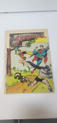 World's Finest Comics #68 DC Jan. 1954 Superman Batman Win Mortimer Skunk Cover