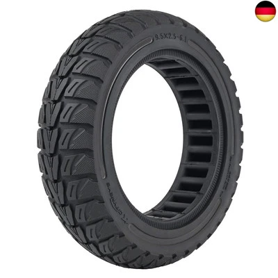 PRODROCAM 9,5 Zoll Vollreifen für NIU KQi 3, 9,5x2,5-6,1 Vollgummireifen Solide Reifen