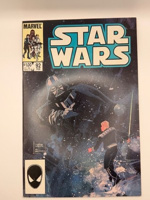 Star Wars #92 1985 VF+ Darth Vader cover by Bill Sienkiewicz 1st Jan Duursema 