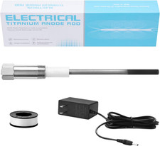 Powered Anode Rod for Hot Water Heater, Electric Titanium Anode Rod Replacement