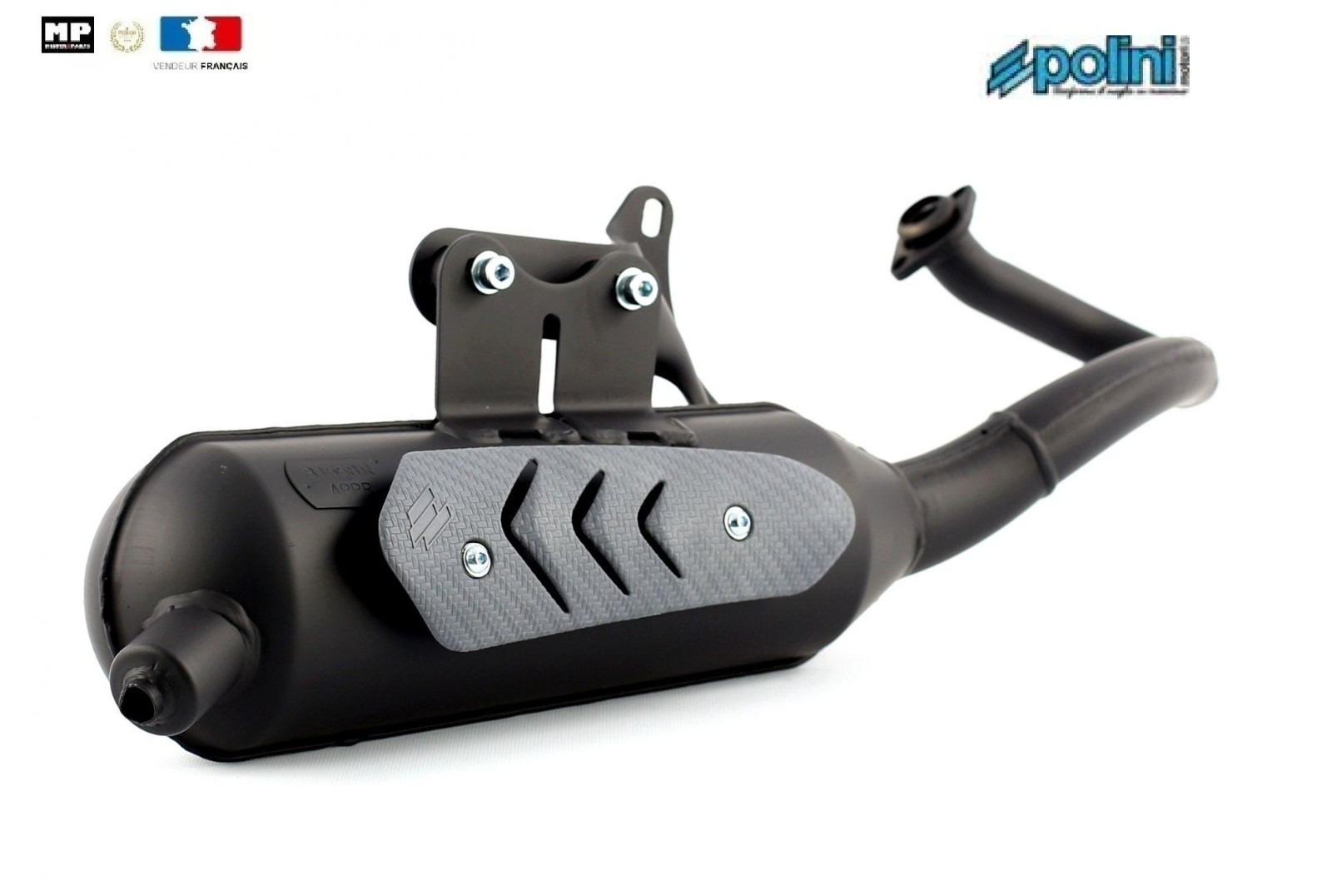 Pot d'echappement Polini Vespa 50 optimise le rendement moteur pour LX 50