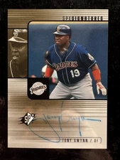 2000 Tony Gwynn SPX Signatures #X-TG Auto See Picture