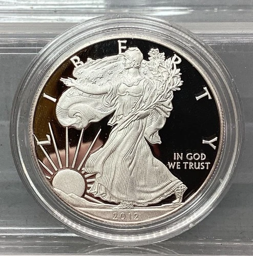2012 S Proof American Silver Eagle - No Box & CoA