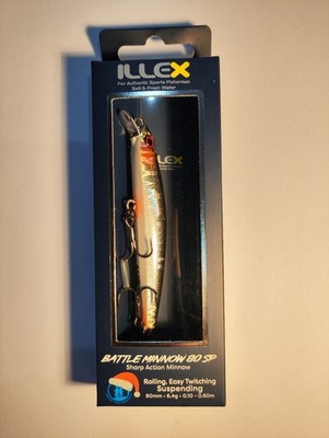 Illex Battle Minnow 80 SP Sonderfarbe HL Roach