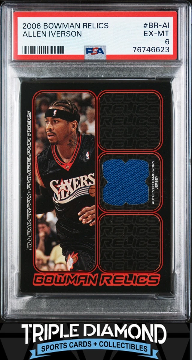 Allen Iverson Professional Sports Authenticator (PSA) Basketball