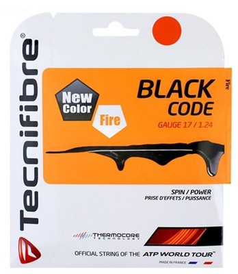 Black Code Tennis String Fire (17G)