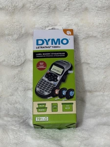 (15) DYMO Imprimante portable Handheld Label Maker Noir Argent Letratag 100H+ neuf