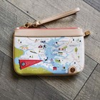 Spartina 449 Purse Bay Dreams Wristlet Clutch Faux Leather Vinyl Chesapeake Bay