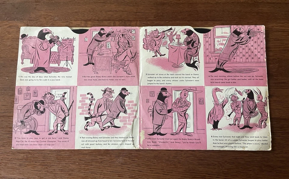 Vingtage Vinyl Record - Sylvester the Seal - By Eddie Mayehoff - 78 rpm Jazz - Image 3 of 4