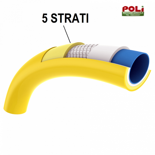 TUBO GOMMA PER IRRIGAZIONE HOZELOCK TRICOFLEX ULTIMATE 50 MT DIAMETRO 15 mm - Foto 3 di 5