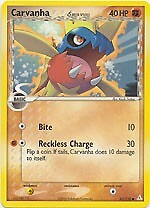Pokemon EX Holon Phantoms  61/110 Carvanha Card 