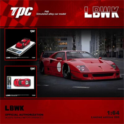 TPC 1/64 Ferrari F40 LBWK Red フィギュア付き TPC 1:64 LBWK F40 Red Diecast Model Car | eBay