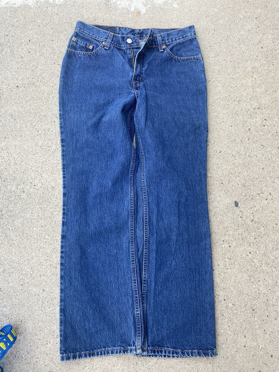 Vintage Levis 517 Boot Cut Jeans Size 11 JR S Blue Indigo
