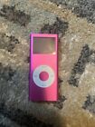Apple iPod Nano 2nd Gen 4Gb Pink A1199 As Is For Parts Or Repair