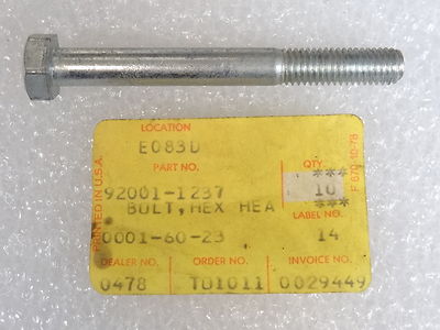 Kawasaki NOS NEW 92001-1237 Hex Head Bolt 8x70 H1 H2 A1 A7 KD KE