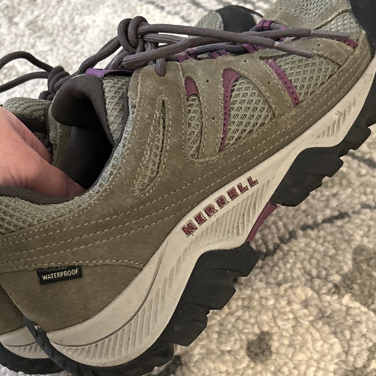 Merrell Oakcreek Olive Army Green Waterproof Hiking Shoes Merrell Oakcreek Olive Army Green Waterproof Hiking Shoes
