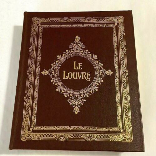 Vintage 1987 PAINTINGS IN THE LOUVRE Easton Press Edition Leather Bound Book