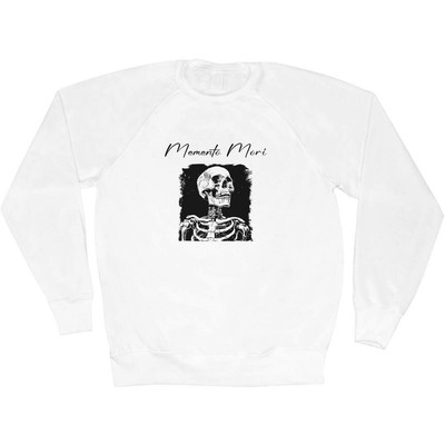 'Memento Mori with Human Skeleton' Adult Sweatshirt (SW045622)