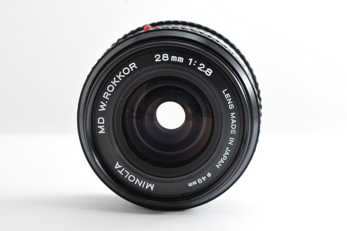 Minolta MD W.Rokkor 28mm f/2.8 Wide Angle MF Lens [Near Mint