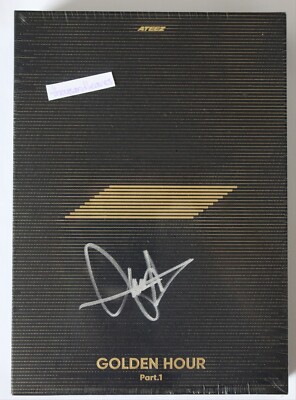 ATEEZ Jongho Signed GOLDEN HOUR PT. 1 SEALED (Golden Hour Ver. US