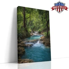 A River's Secret Prayer Wall Art, Canvas Print for Home Decor, Wall Decor Poster