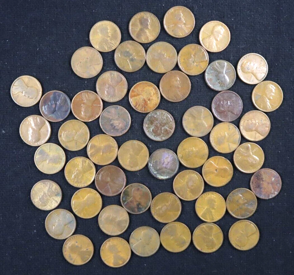 Lot of 201-Lincoln Wheat Cents (1919 + 1919-S + 1920 + 1925)-Nicely Circ 4 Rolls - Image 2 of 4