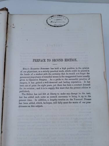 Antique 1866 Eclectic Surgeries RARE Over 100 Engravings Medical Book MD Surgeon - Picture 13 of 23