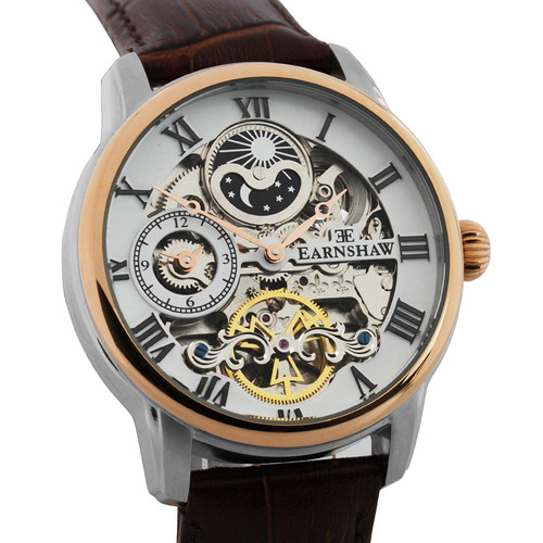 thomas earnshaw mens skeleton longtitude automatic