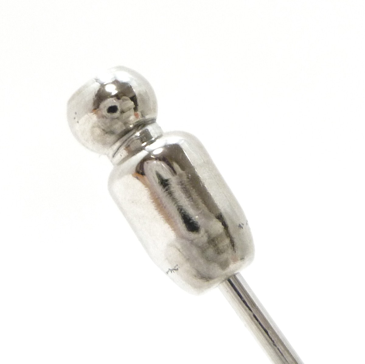 Authentic HERMES BIJOUTERIE FANTAISIE Pin Brooch Silver Authentic HERMES BIJOUTERIE FANTAISIE Pin Brooch Silver