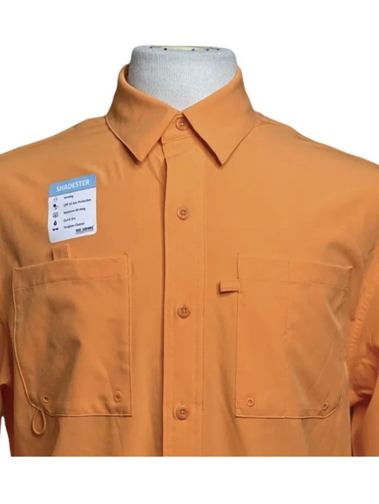 Reel Legends Shadester Vented Fishing Shirt Men’s Small NEW w/Tags MSRP $48