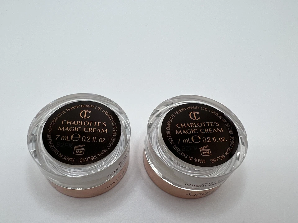 2 x NWOB Charlotte Tilbury Charlotte’s Magic Cream 7ml / 0.2oz each - Image 2 of 2