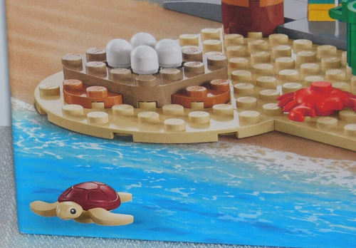 LEGO City 60328 BEACH LIFEGUARD STATION Surfboard Turtle Crab Buggy Minifigures+ - 第 7/24 張圖片