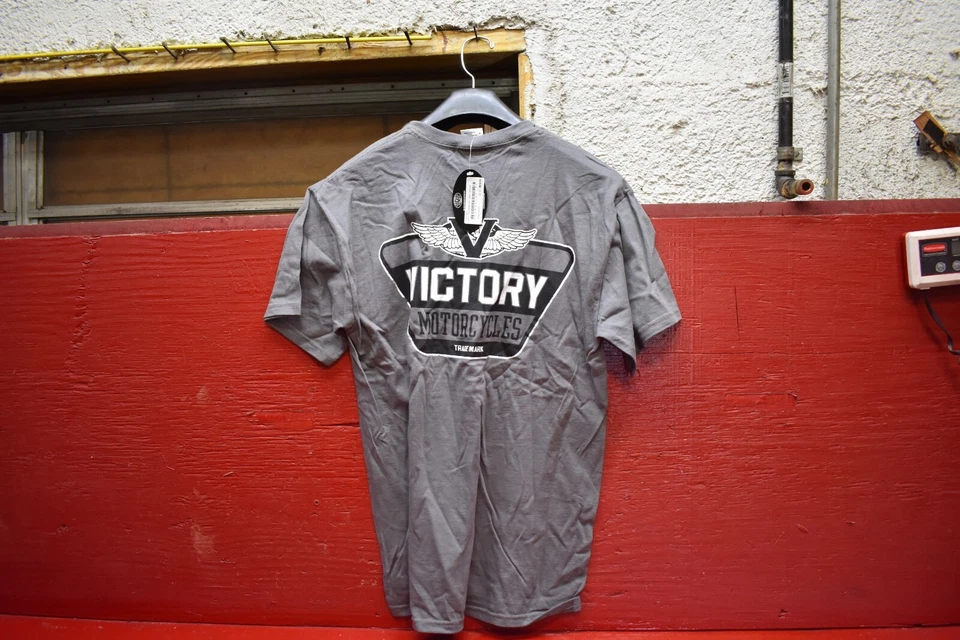 Camiseta Polaris Victory Gris Mediana Foto 2 de 3