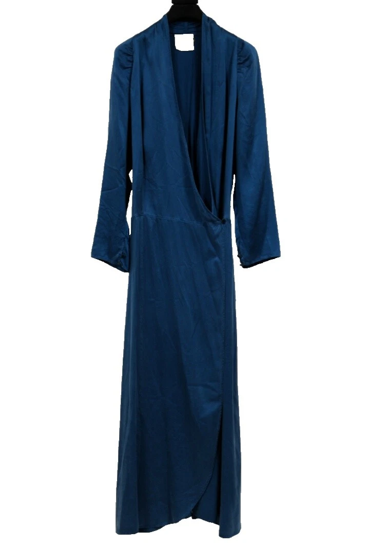 Vestidos largos de seda Wrap