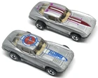 Hot Wheels 1963 Corvette Cars Lot of 2 Silver Stingray Vintage Hong Kong 1979