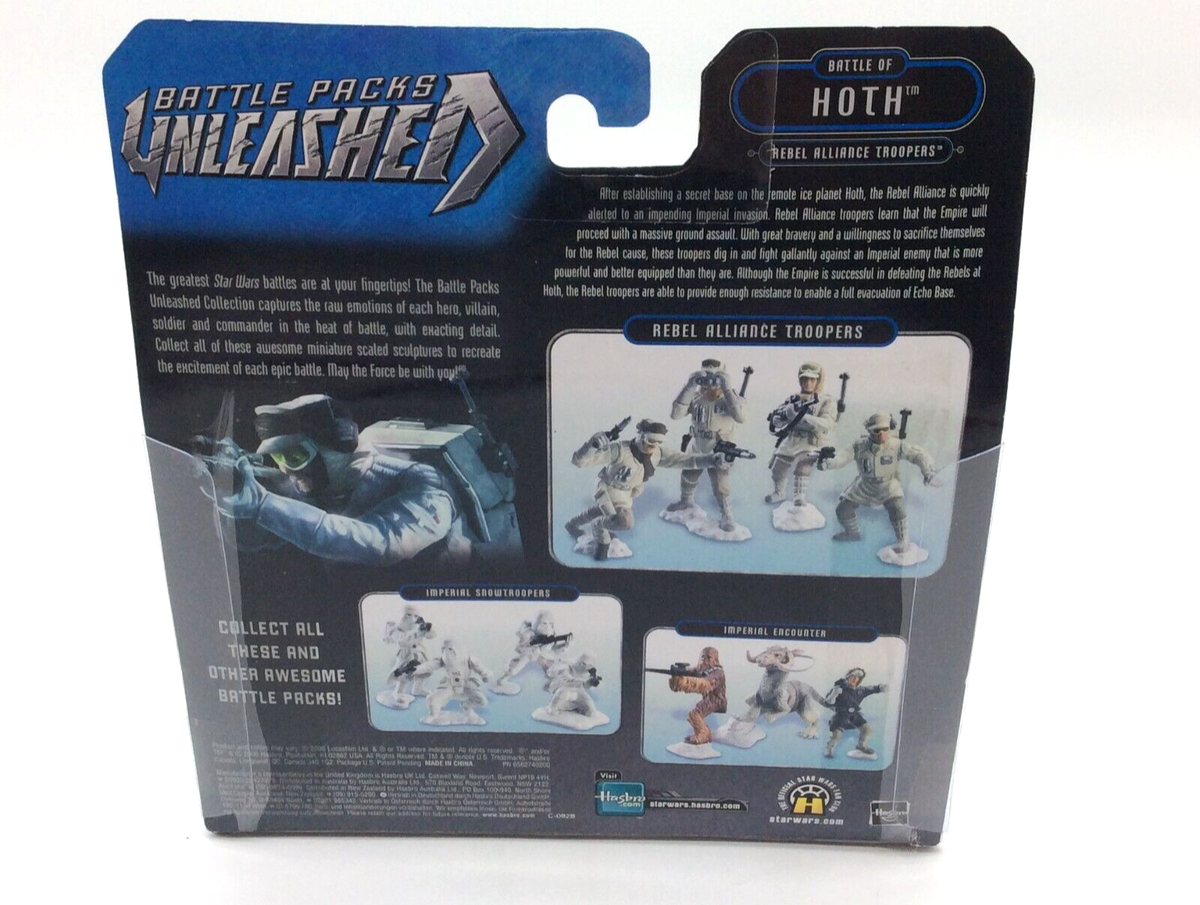 Star Wars Unleashed Battle Packs BATTLE OF HOTH - REBEL ALLIANCE