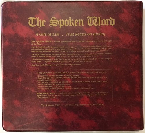 "The Spoken Word,", New Testament - Audio Book 12 Cassettes, narr. Alex Scourby - Picture 2 of 3