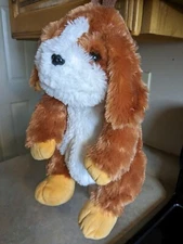 Child's Back pack 13" Plush Animal Puppy Dog bag purse Critter Collection New 