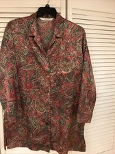 Victoria's Secret Size Medium Woman's Silky Sleep Shirt Pajama EUC