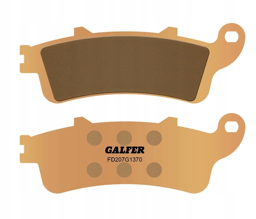 Plaquettes de frein frittées métalliques KH281 endurance et mordant or