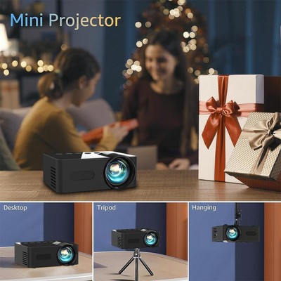 Drahtloser Mini-Projektor Mobiles Video Wifi Smart Portable Home Theater GU I4E8