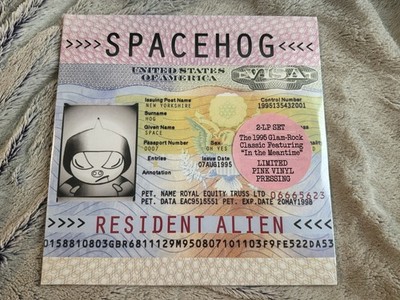 Spacehog Resident Alien Sealed Pink Vinyl LP Album Ltd Ed Reissue