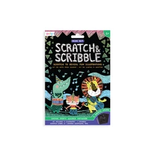 Mini Scratch & Scribble Art Kit: Safari Party