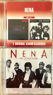 3x Nena CDs : Hit Collection (2007) compilation & 2 original album klassiker