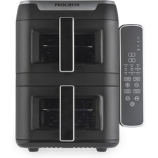 Progress Dual Tier 9L Air Fryer 2400W
