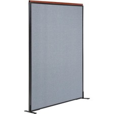 48-1/4"W x 97-1/2"H Deluxe Freestanding Office Partition Panel Blue